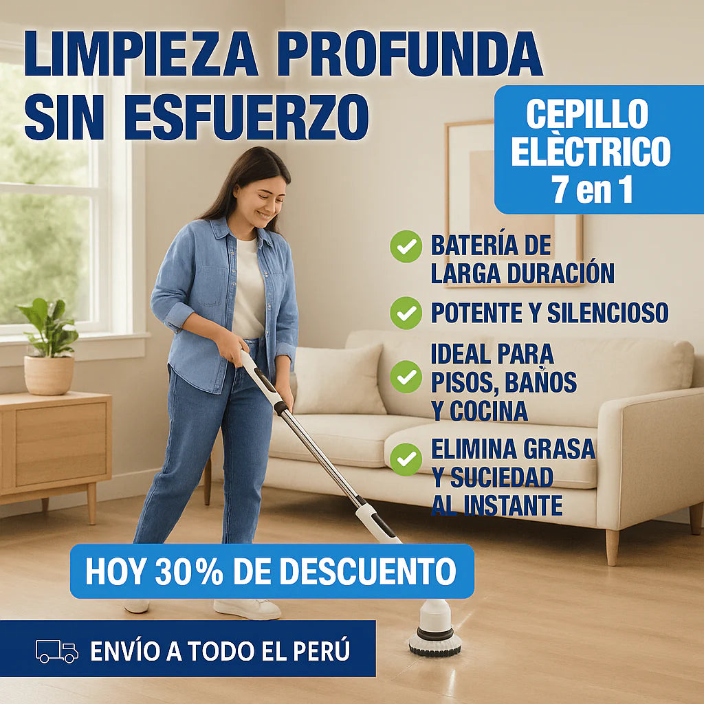 CEPILLO DE LIMPIEZA 7 EN 1 PREMIUM ™
