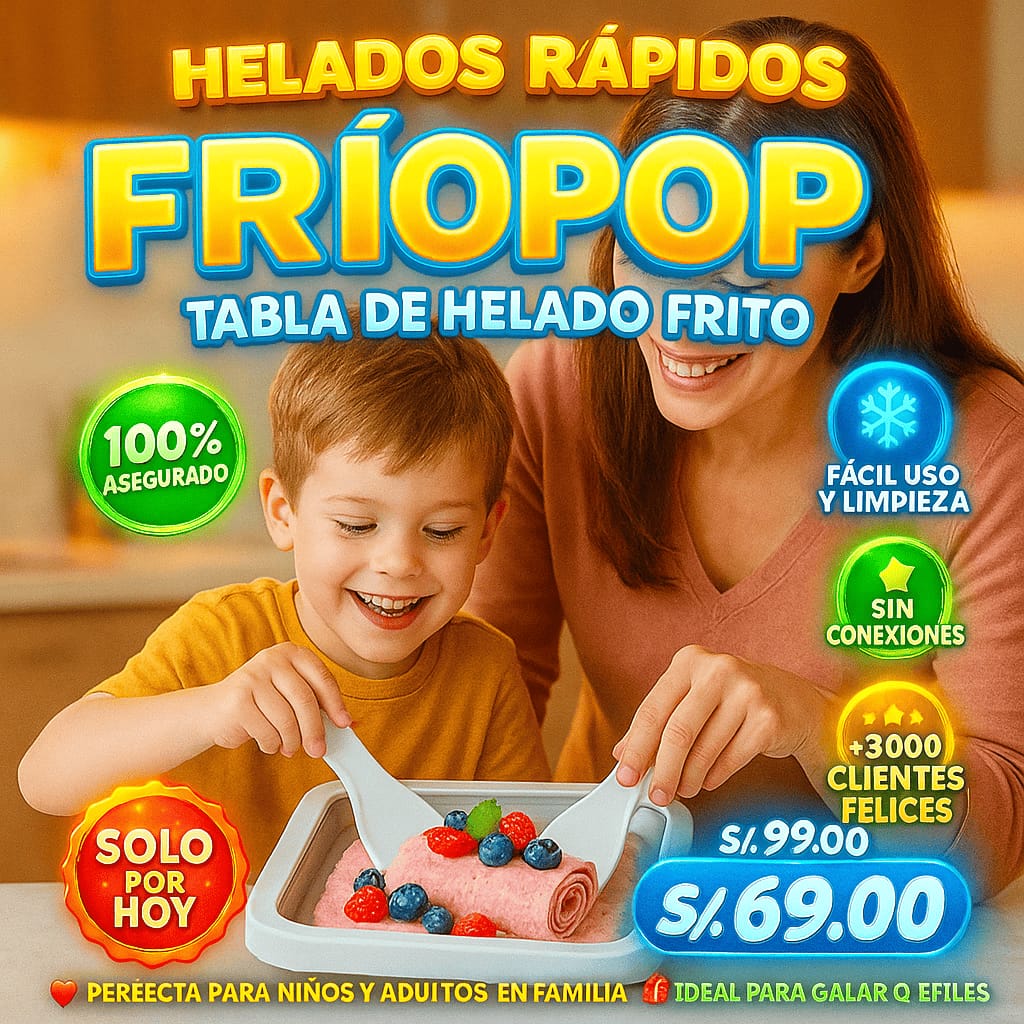 FríoPop ® - Tabla de Helado Frito