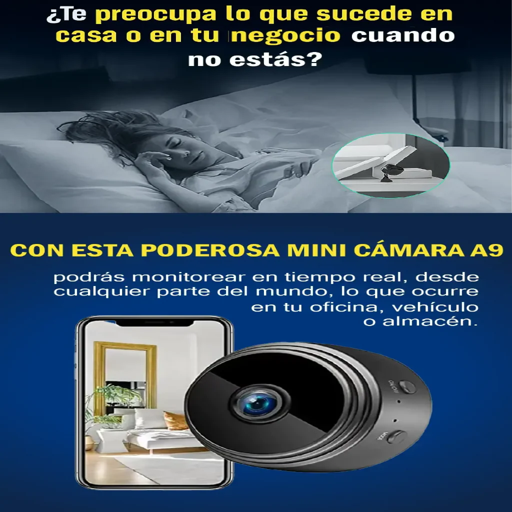 EspíaCam Wifi™ Mini Cámara Espía